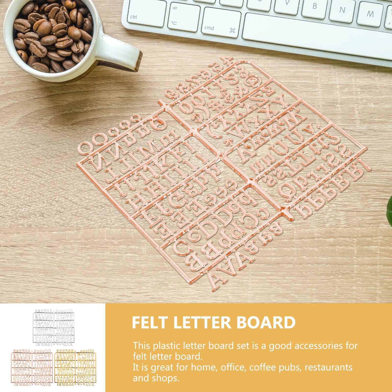 

3 Pcs Letter Message Board Felt Boards Letters for Replace Plastic Presentation