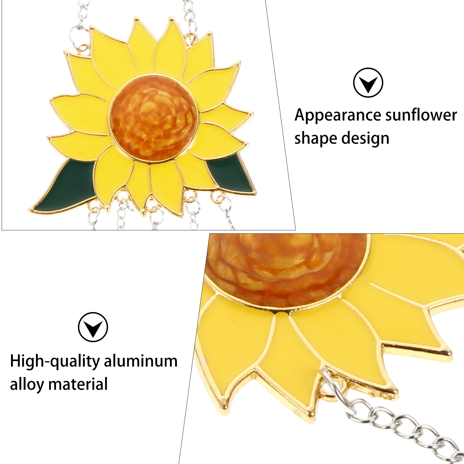 

1pc Alloy Flower Delicate Chime For Home Decor Garden Decoration Bell Ornament Wind Wind Bell Ornaments Chime Pendant