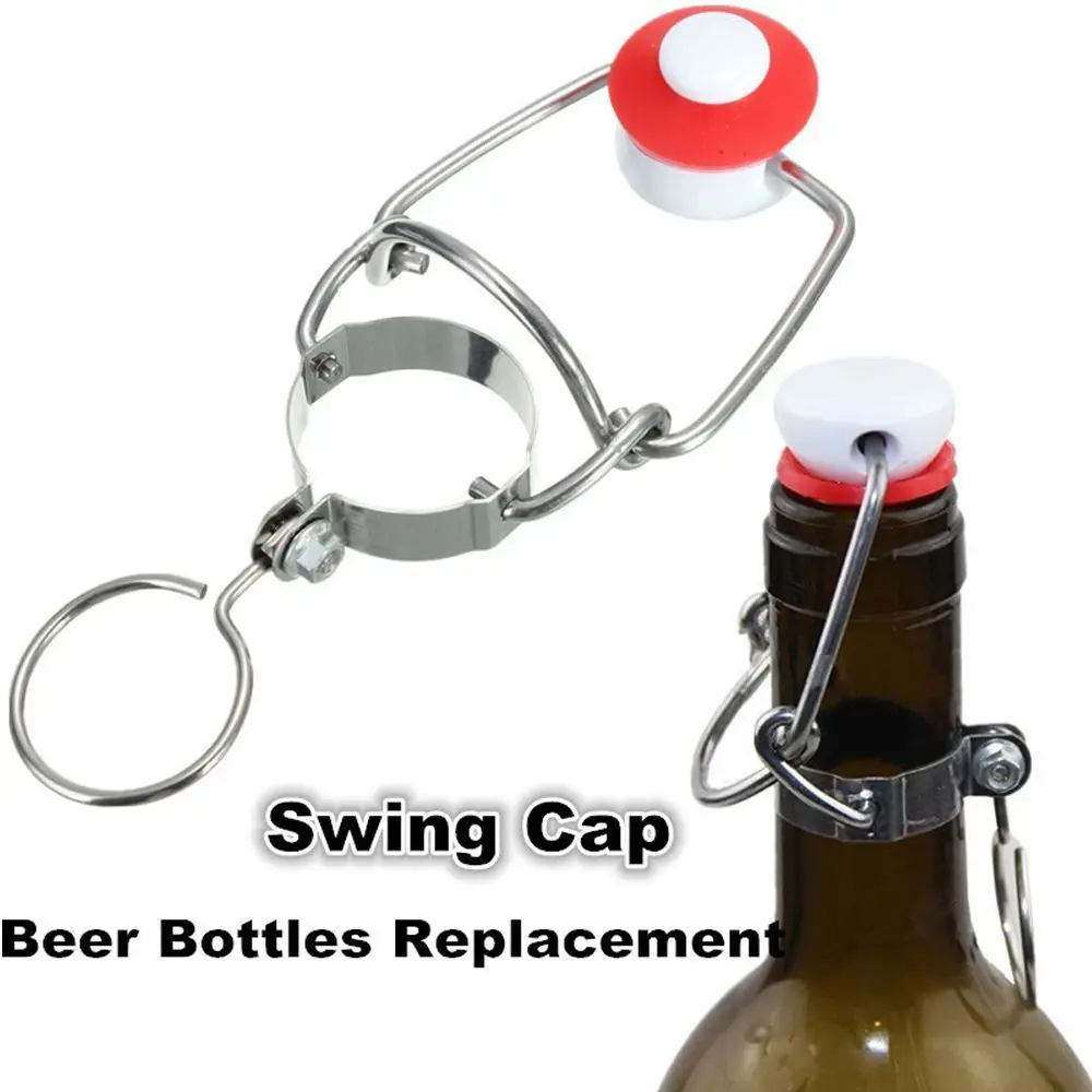Homebrew Ring-pull Home Supplies Wine Storage Fashion Design Replacement Lid Bottle Cap Sealed Cover Swing Cap Red Wine Stopper
