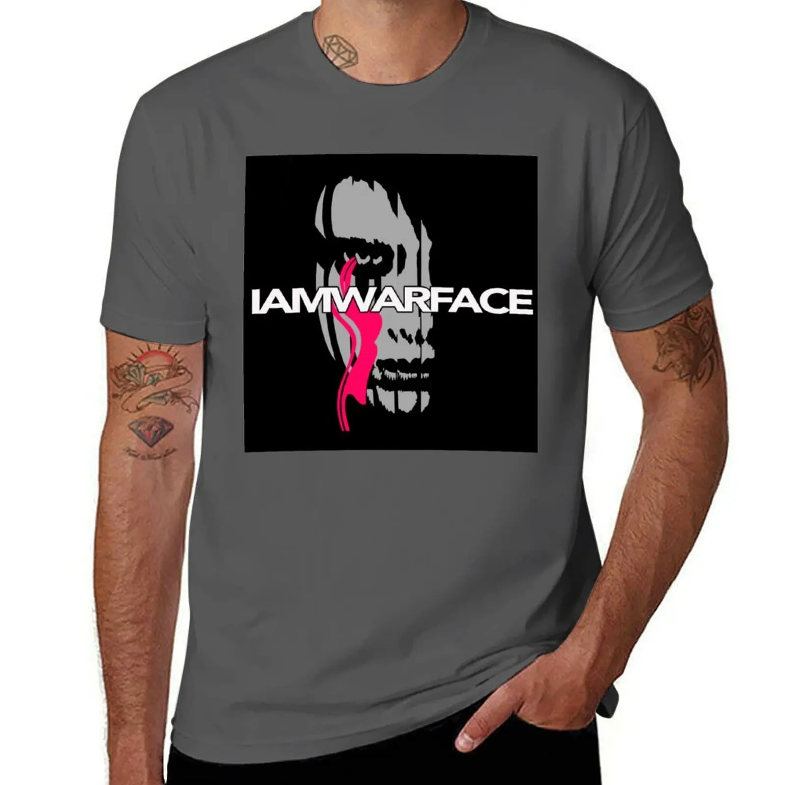 IAMWARFACE T-Shirt Plus Size Short Sleeve T-Shirt
