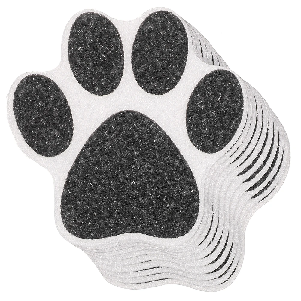 

20Pcs Cute Paw Print Non-Slip Stickers Dog Cat Footprint Floor Decals for Kitchen Bathroom Anti-Slip Surface Protection