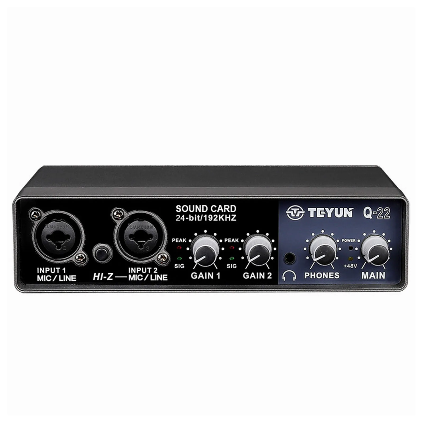 

Q-24 Q-22 Q-12 Sound Card Audio Mixer Channel Monitoring Electric Guitar Live Recording For Studio Singing