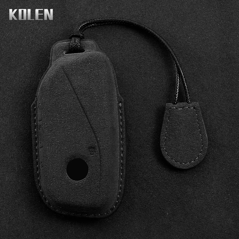 Leder Auto Remote Key Case Cover Shell für BMW i7 x7 g07 lci ix i20 x1 u11 7 series g70 g09 xm u06