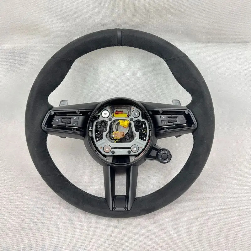 For Porsche Cayenne Macan Panamera 718 911 10‑22 Modified New Carbon Fiber Steering Wheel With Steering Wheel Horn Cover