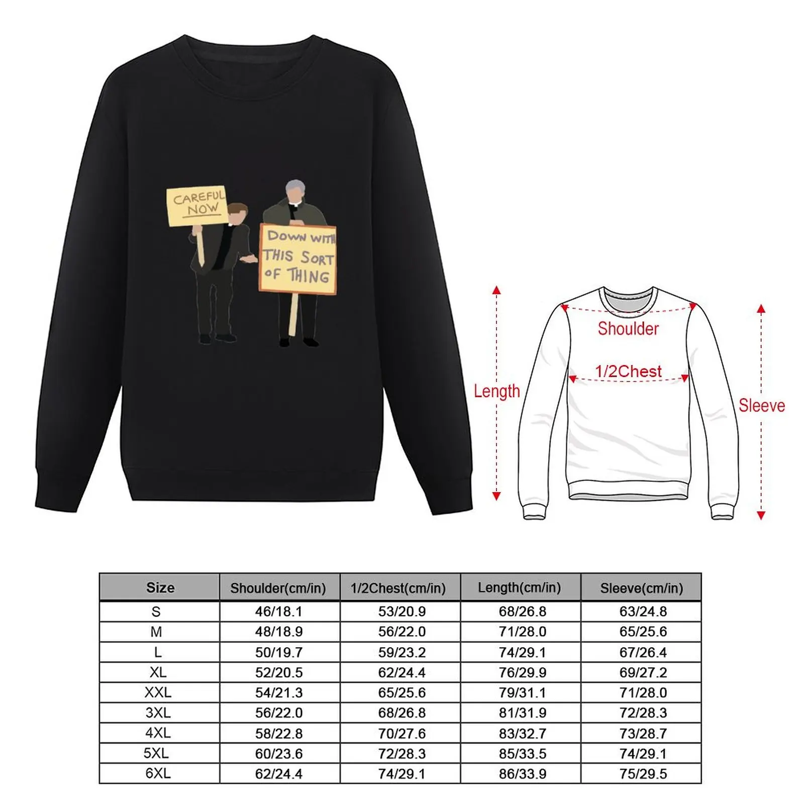 Father Ted Careful Now Quote Pullover Hoodie men clothing men's winter sweater anime clothes men's sweat-shirt sweatshirt