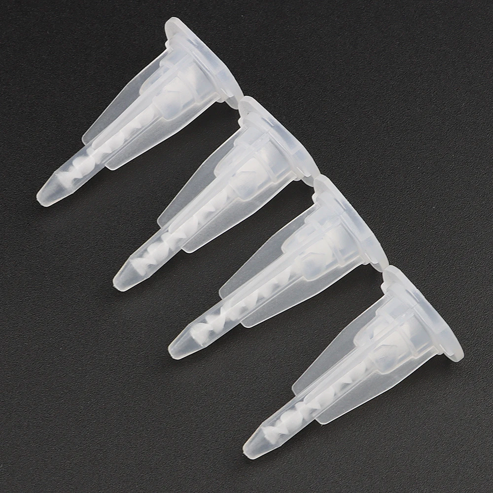 50/100pcs Static Mixer Nozzle Mixing Tip MA3.0-8S Epoxy Mixing Nozzle for 50ml Adhesive Two-Component Cartridges (1:1/1:2 Ratio)