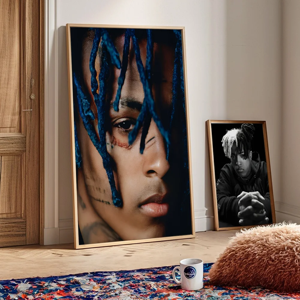 X-XXXTENTACIONES-Hot Rapper Classic Movie Posters Fancy Wall Sticker for Living Room Bar Decoration Room Wall Decor