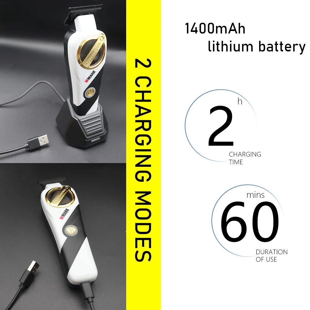 WMARK NG 9213 9000 RPM Tagliacapelli con motore magnetico per uomo DLC T-Blade Zero Gapped Macchina per rifinitura Tagliacapelli professionale