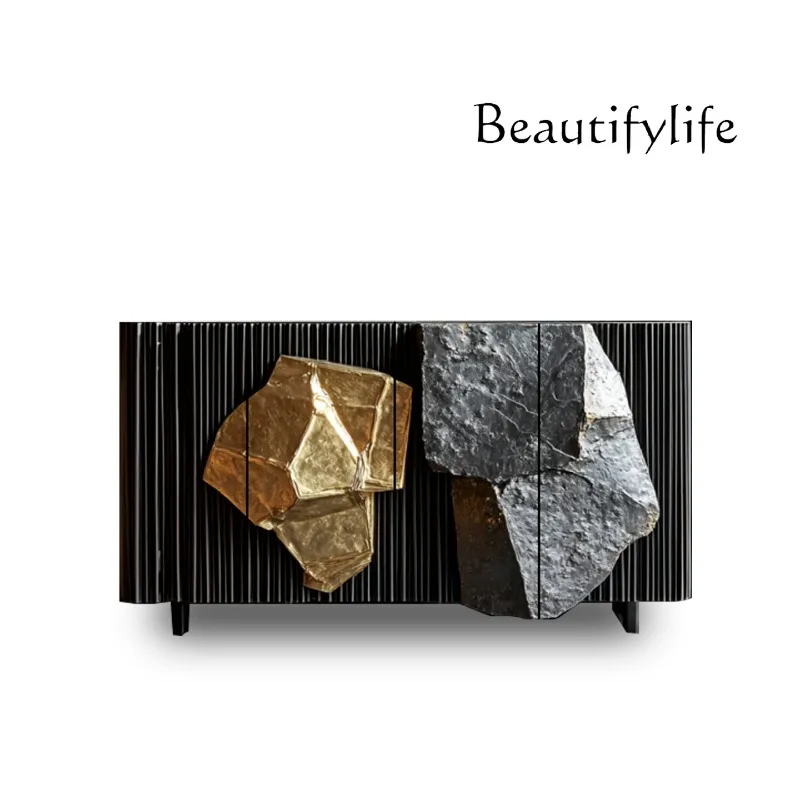 

ZR ZR Original Design Entrance Cabinet Art Meal Side Storage Cabinet Luxury Furniture High Luxury International Pavilion