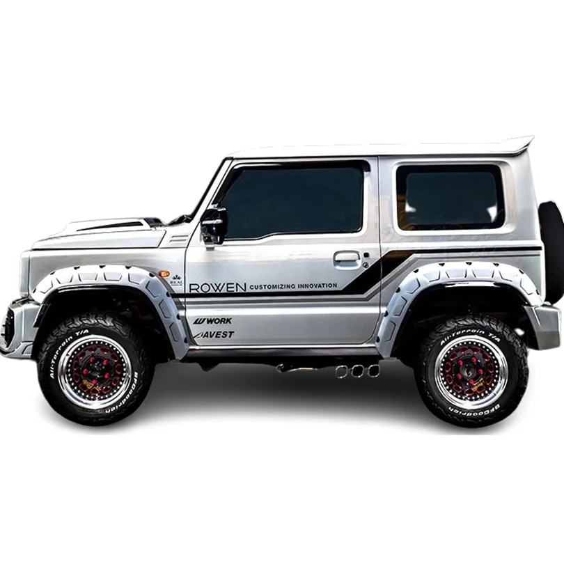 

For Suzuki Jimny 2021 2022 Matte Black Waist Line Stripe Sticker Graphics Modified Vinyl Decal Body Decoration Wrap Stickers