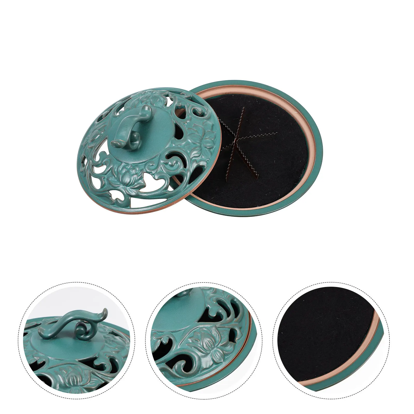 

Ceramic Incense Burner Fine Workmanship Holder Home Decoration Living Room Bedroom Office Study Incense Burning