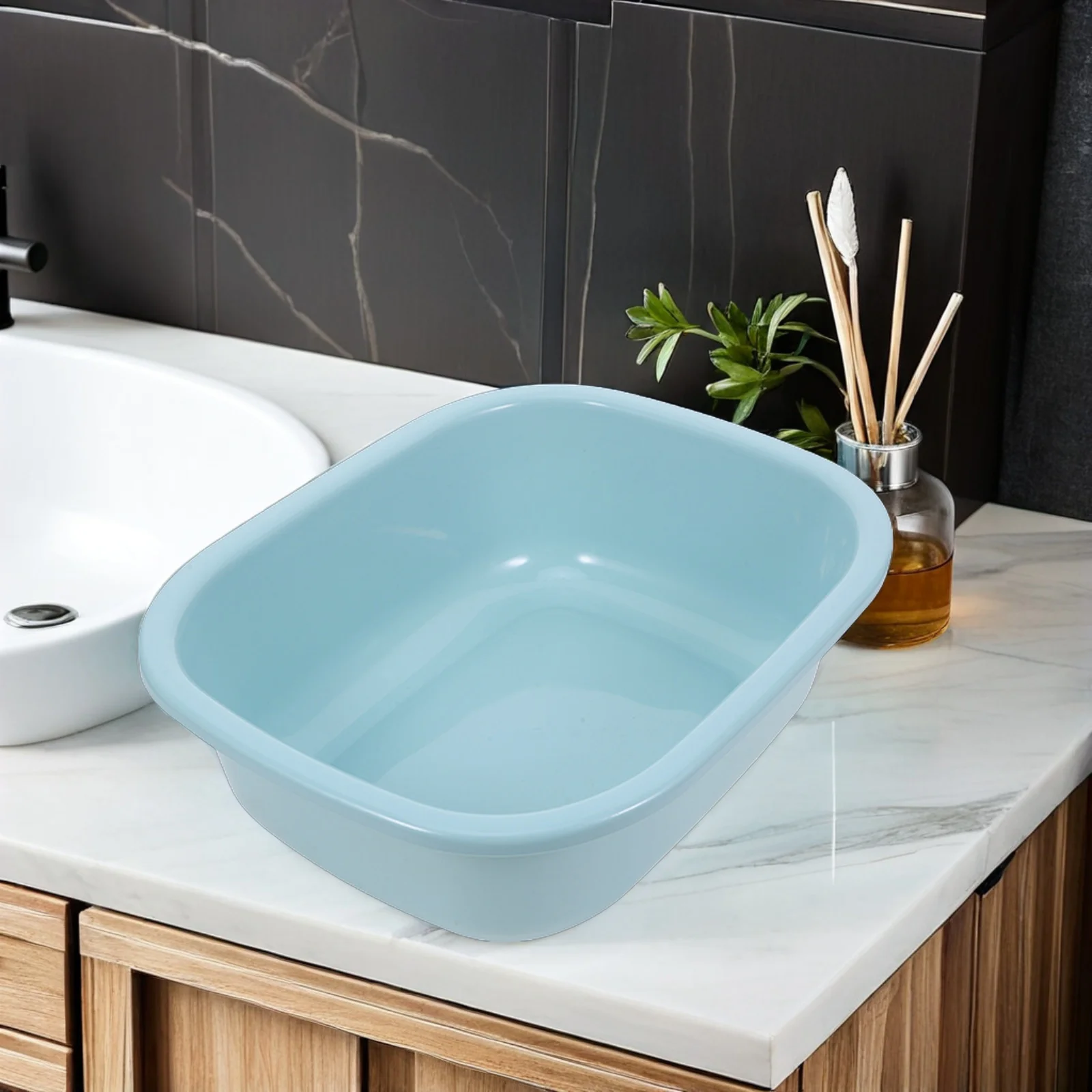 

Multi Functional Wash Basin - Elegant Craftsmanship High Quality Plastic Perfect for Personal Care Laundry Cleaning Indoor