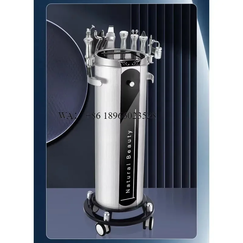WMWMNU Premium 10 in 1 Oxygen Facial with Touch Screen Multifunction Care for Commercial Use Supports US