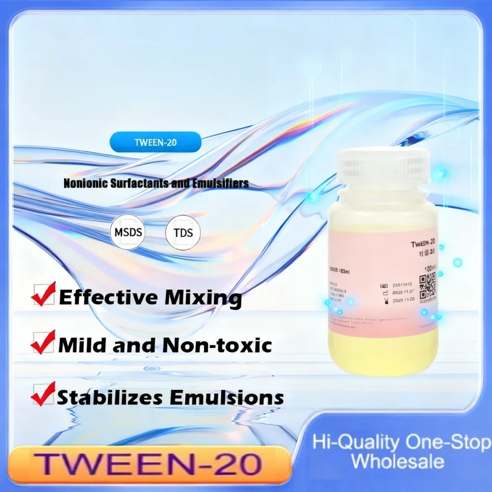 Emulsionador Tween-20 para mistura e estabilização eficazes em aplicações de laboratório e industriais Produto original