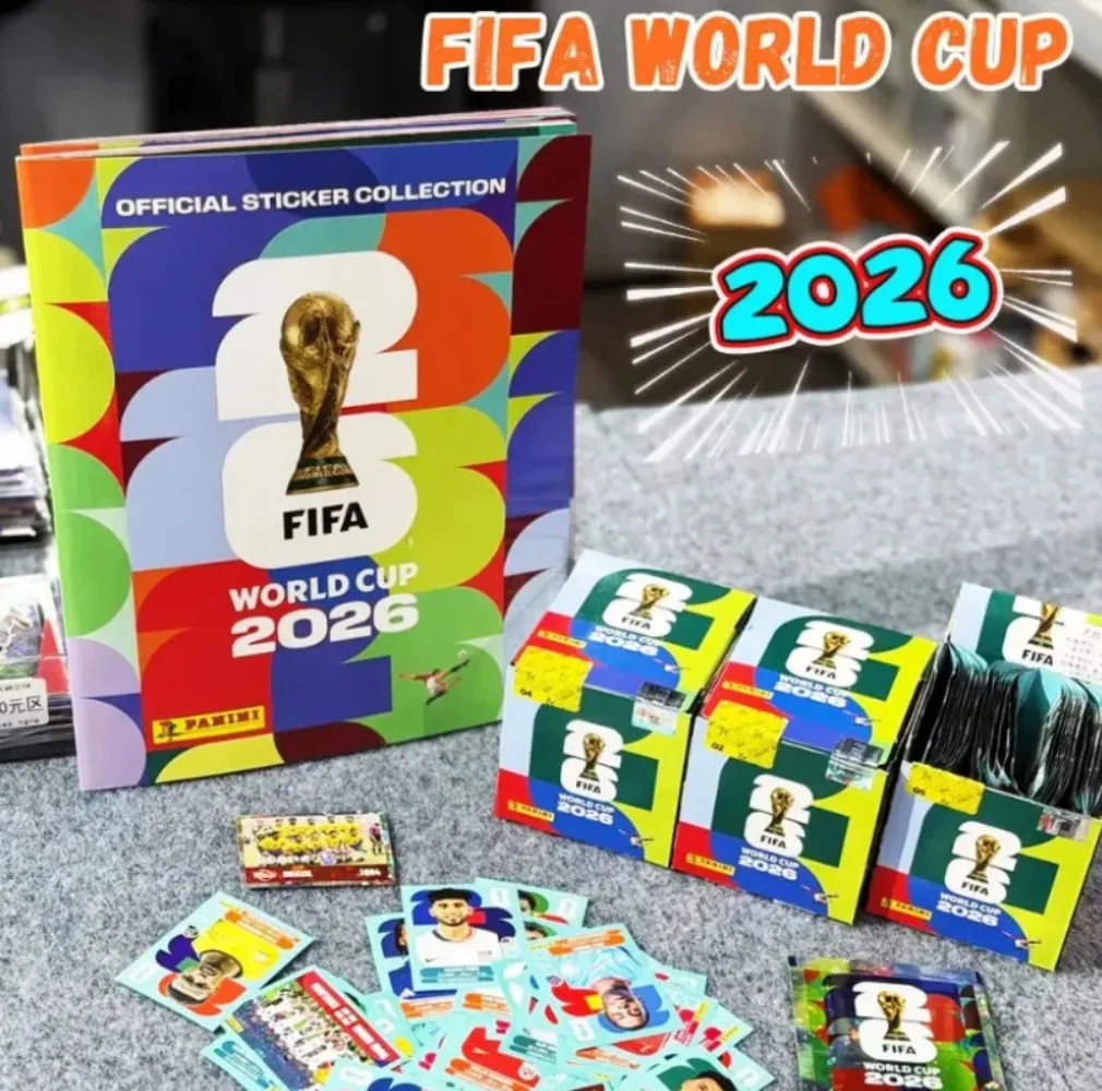 Panini 2026 FIFA World Cup Sticker Box 50 Packs Estimated 350 Soccer Player Blind Stickers Collectible Peripherals view 6