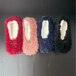 Winter WarmSlipper Womens Room Furry Fluffy Plush Home Anti Skid Non Slip Grip Funny Indoor House Floor Shoes Flat Female