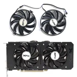 XFX FDC10U12S9-C FY09010H12LPB R9 370 GPU fan, suitable for XFX R9 380 370 R7 350 360 370, RX 460 560 graphics card cooling fan