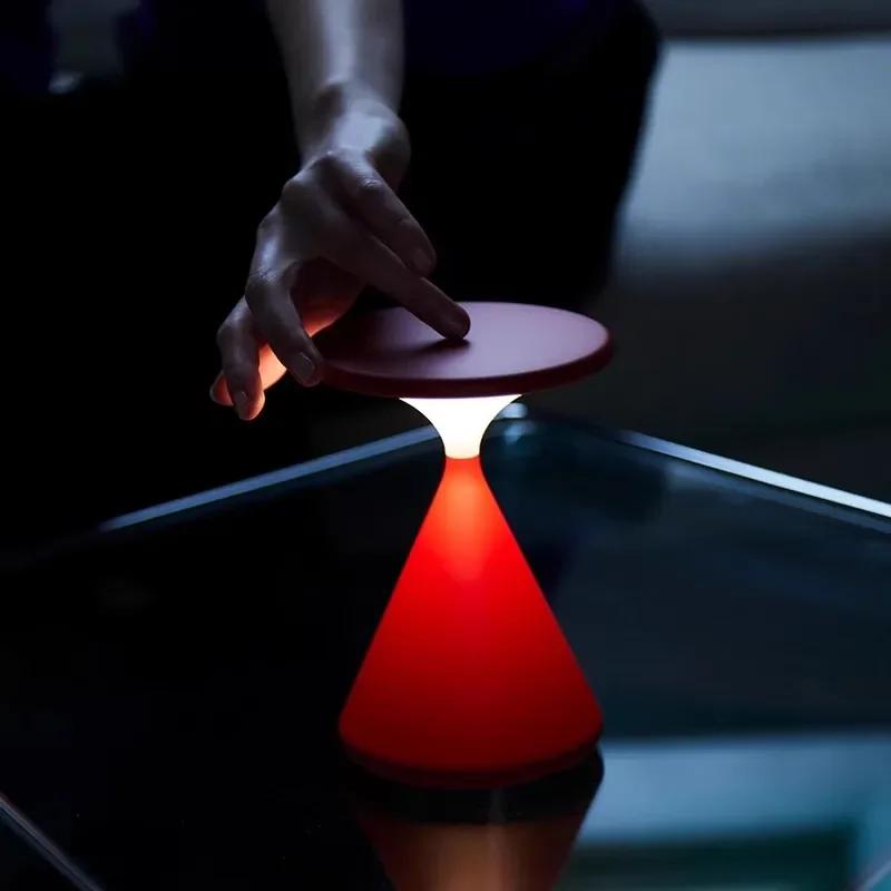 Portable Rechargeable Light Emitting Diode Desk Lamp Small Home Decoration Night Light Coffee Bedside Atmosphere Design
