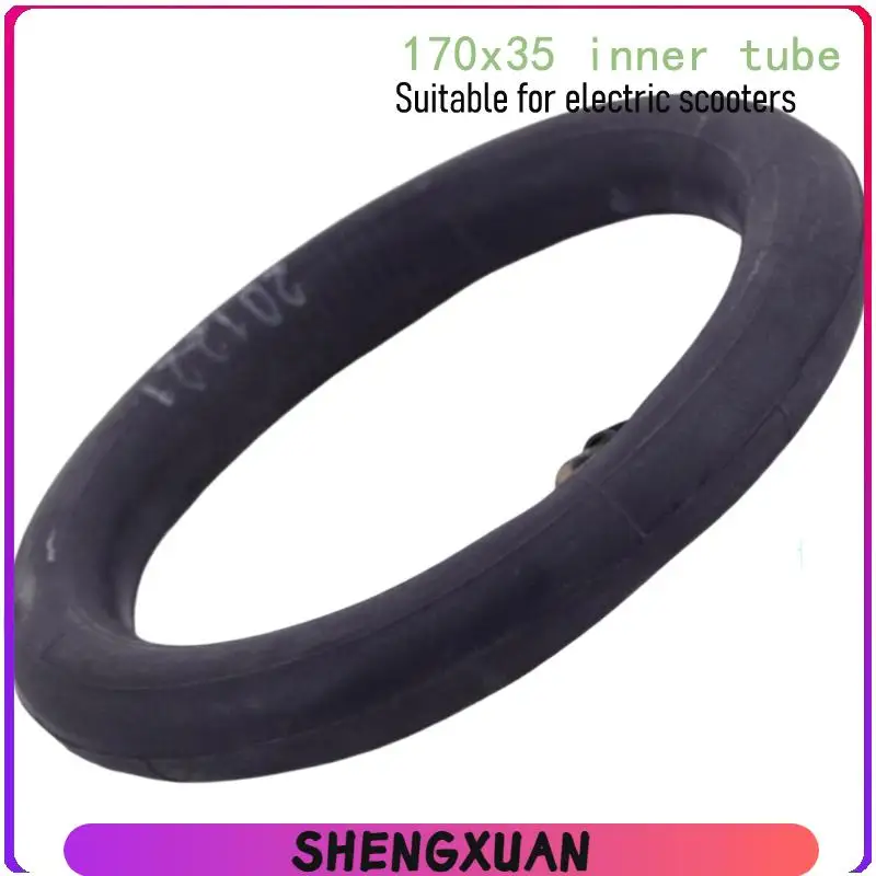 170x35 inner tube, Thickened, curved mouth inner tube 8-inch mini electric scooter universal replacement inner tube