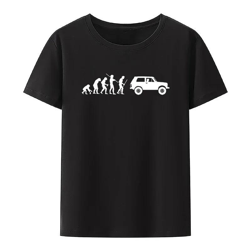 Lada Niva Evolution Waz Russian Car Off Road 4X4 T Shirt Funny Che Guevaratshirt Design Streetwear Tops Vintage Casual Camisetas