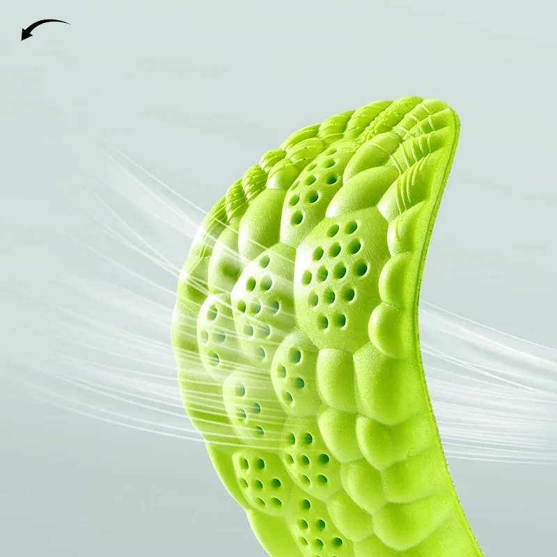 Height-increasing Insoles High-elasticity Shock-absorbing Antibacterial Deodorizing Breathable Sweat-absorbing Insoles
