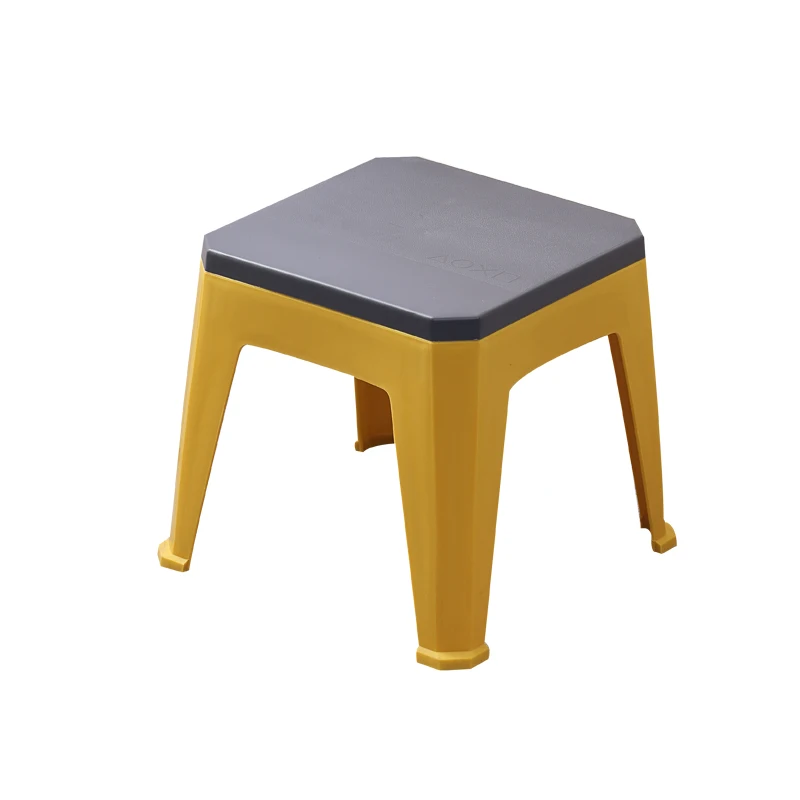 

non slip and mature rubber stools Plastic small stools, low stools, household thickened coffee table stools, 30cm, medium high