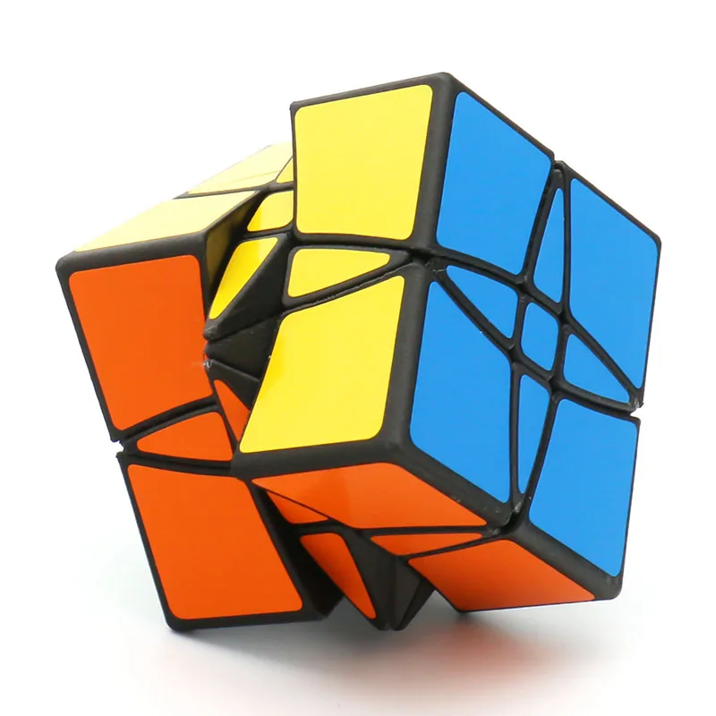 ليم f/s كروسيس مزيج مكعب 3x3 PETG FDM ثلاثية الأبعاد الطباعة ملتوي لغز أسود أبيض المراهقين الكبار لعبة الذكاء دعابة الدماغ