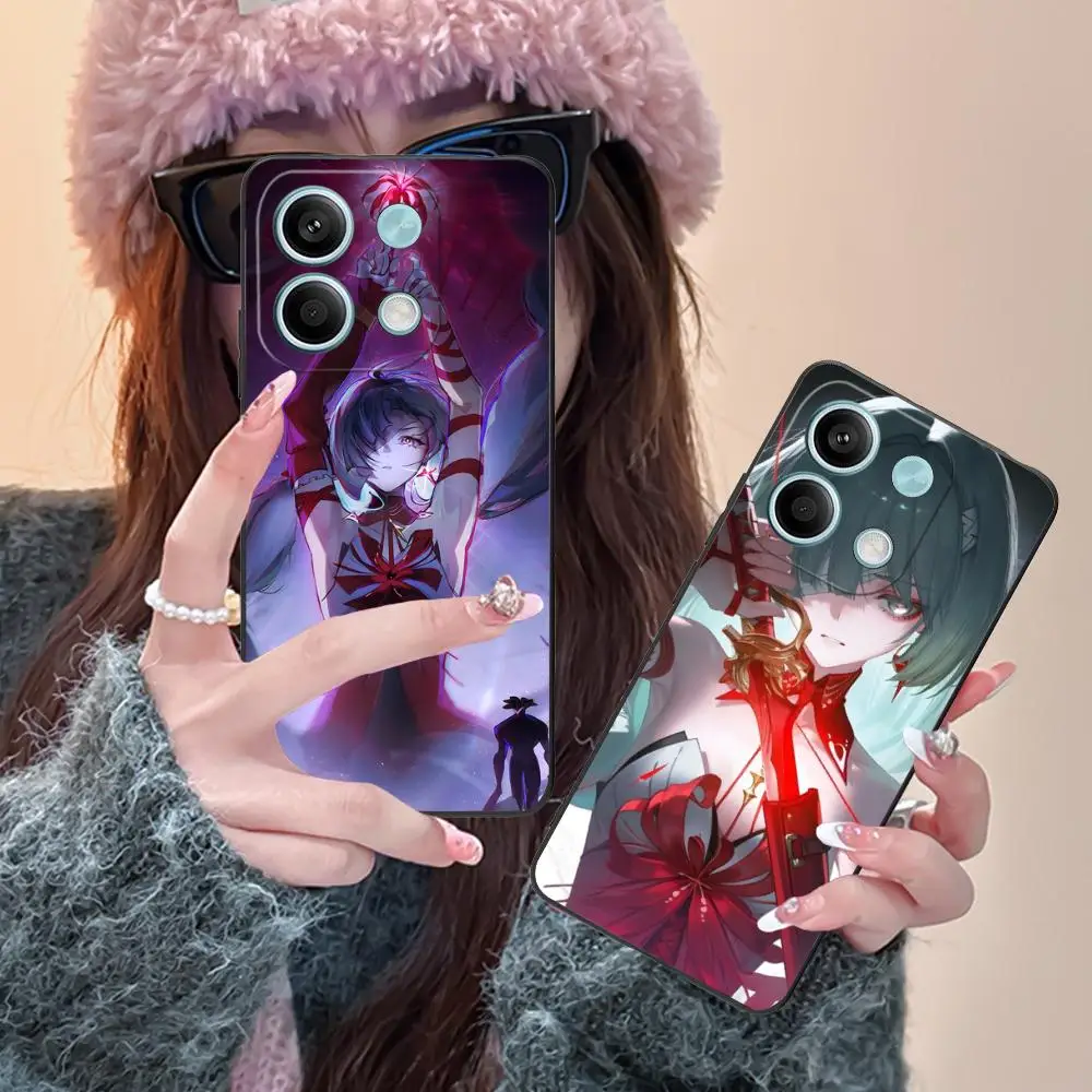 

Чехол для телефона Wuthering Waves Phrolova для Xiaomi Redmi Note 14 13 12 11 A5 3 2 1 Pro Plus 4G 5G с цветной печатью Luxury Pretty