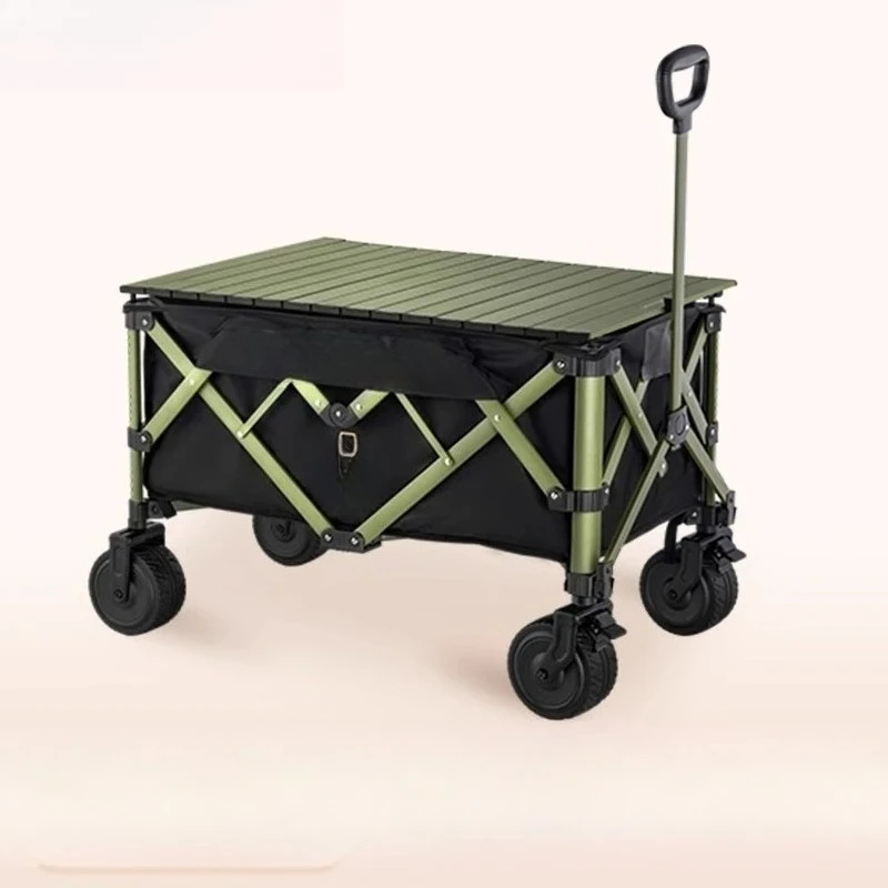 

Pull cart folding small trailer camping trailer picnic truck stall truck