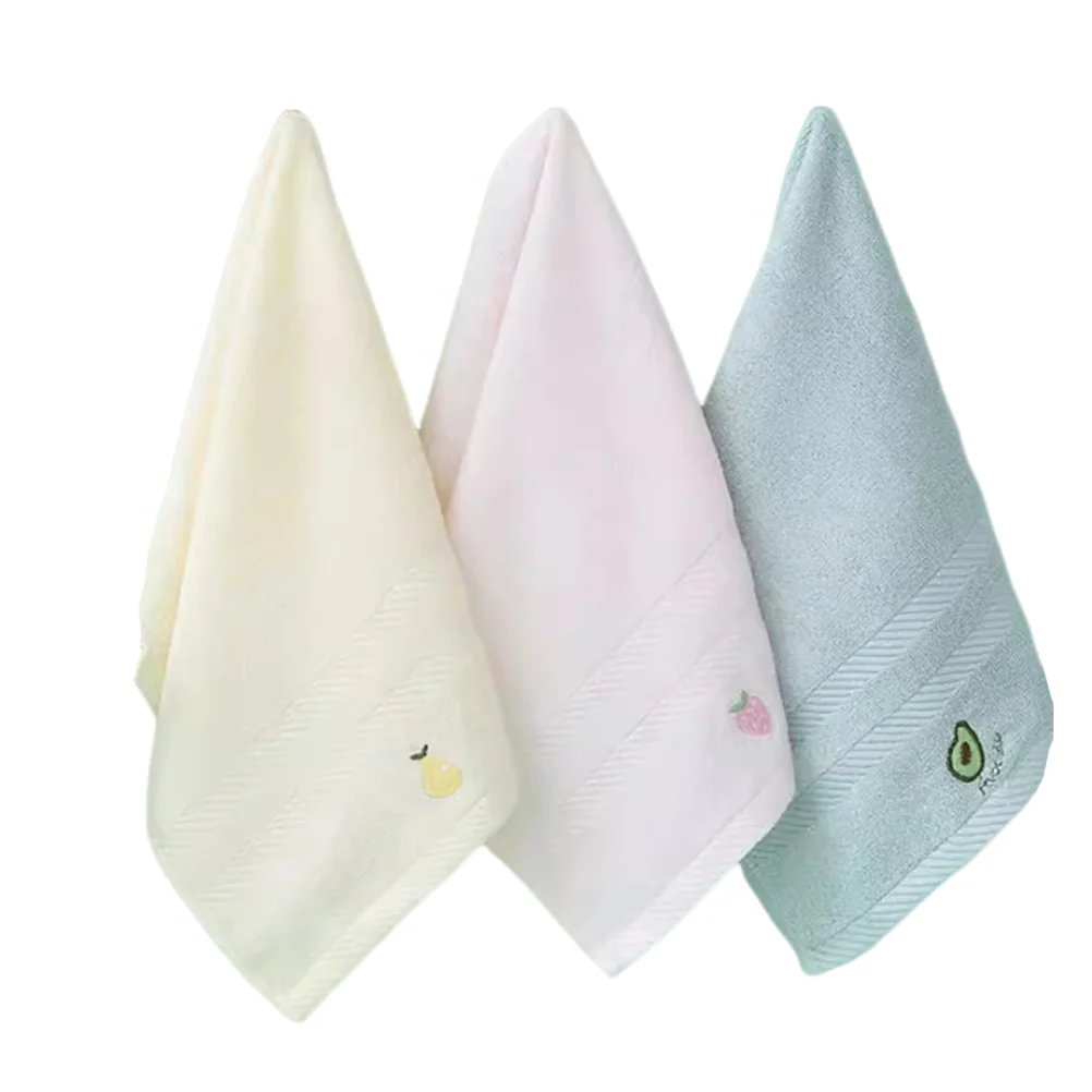 

3 Pcs Bamboo Fiber Towel Cotton Baby Washcloths Towels Newborn Face Soft Hand Nursing