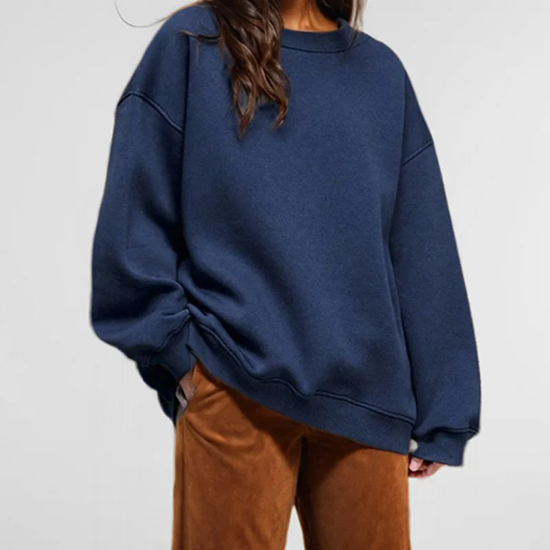 

Womens Casual Crewneck Sweatshirts Long Sleeve Cute Tunic Tops Loose Fitting Pullovers Sweatshirts Long Sleeve HoodieTunic Tops