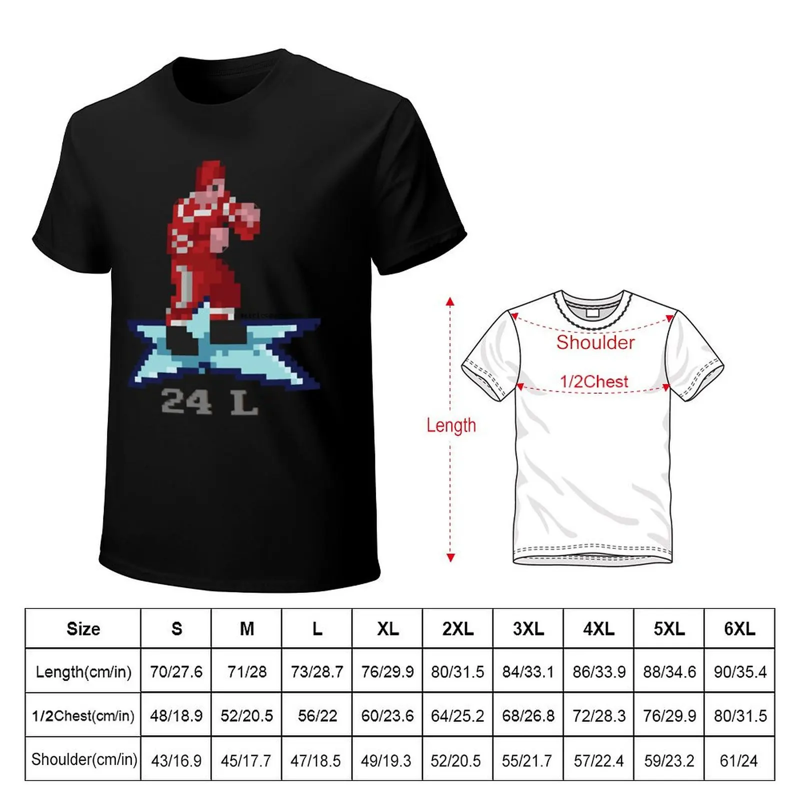 16-Bit Legend Bob Probert T-Shirt Plus Size Comfort Fit Tee