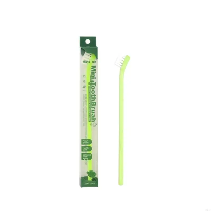 68UC Cepillo dientes gatito Ceptor dientes mascota Cepillo para perros Cepillo dientes dientes Capacidad