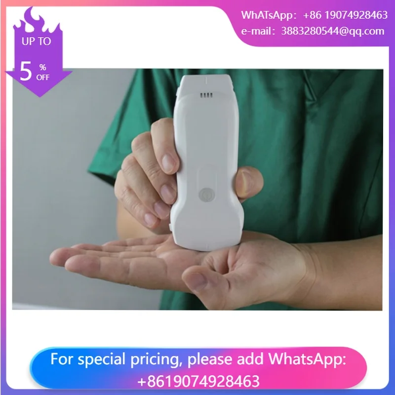 Wireless 3 In 1 Color Doppler Medical Ultrasound Instruments Mini Color Probe Portable Handheld Convex Linear Ultrasound Probe