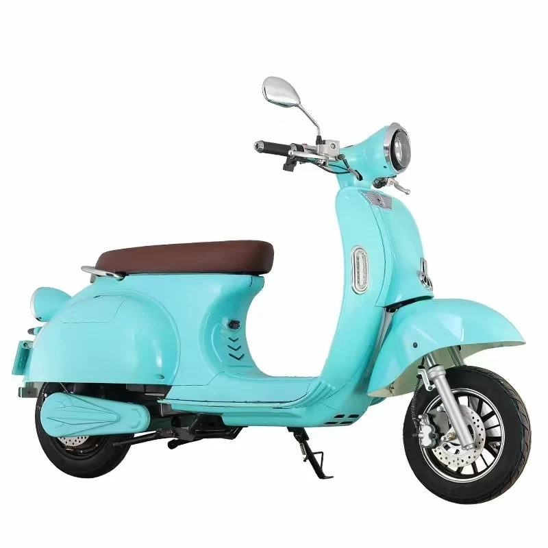 Retro fashion electric motorcycle moped 10 inch vacuum tire electric scooter 72v electric bike