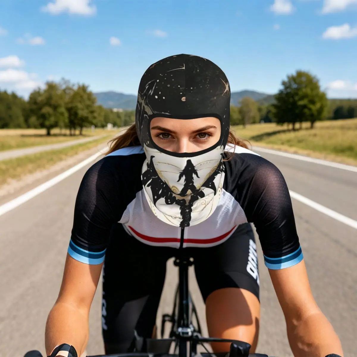 Fourth Wing Dragon Breathable Thin Balaclava Full Face Mask Sun Protection Neck Gaiter For Motorcycle Cycling Fishing Outdoor