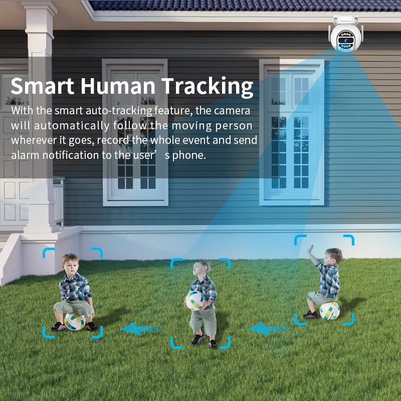 Vstarcam New 3MPHD Wifi Indoor Security Night Vision Camcorder Baby Monitor Smart Home 3D Video Panoramic Remote Home Monitoring