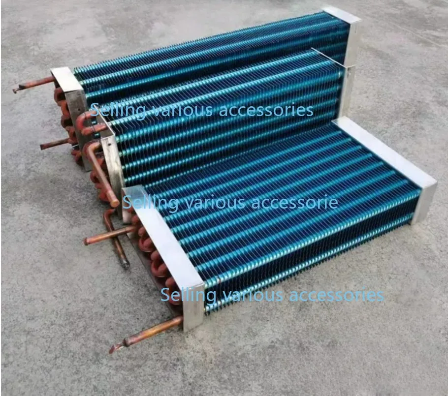 Copper Tube Aluminum Fin Evaporator Condenser 420×310×90mm Efficient Radiator For Refrigerator Freezer