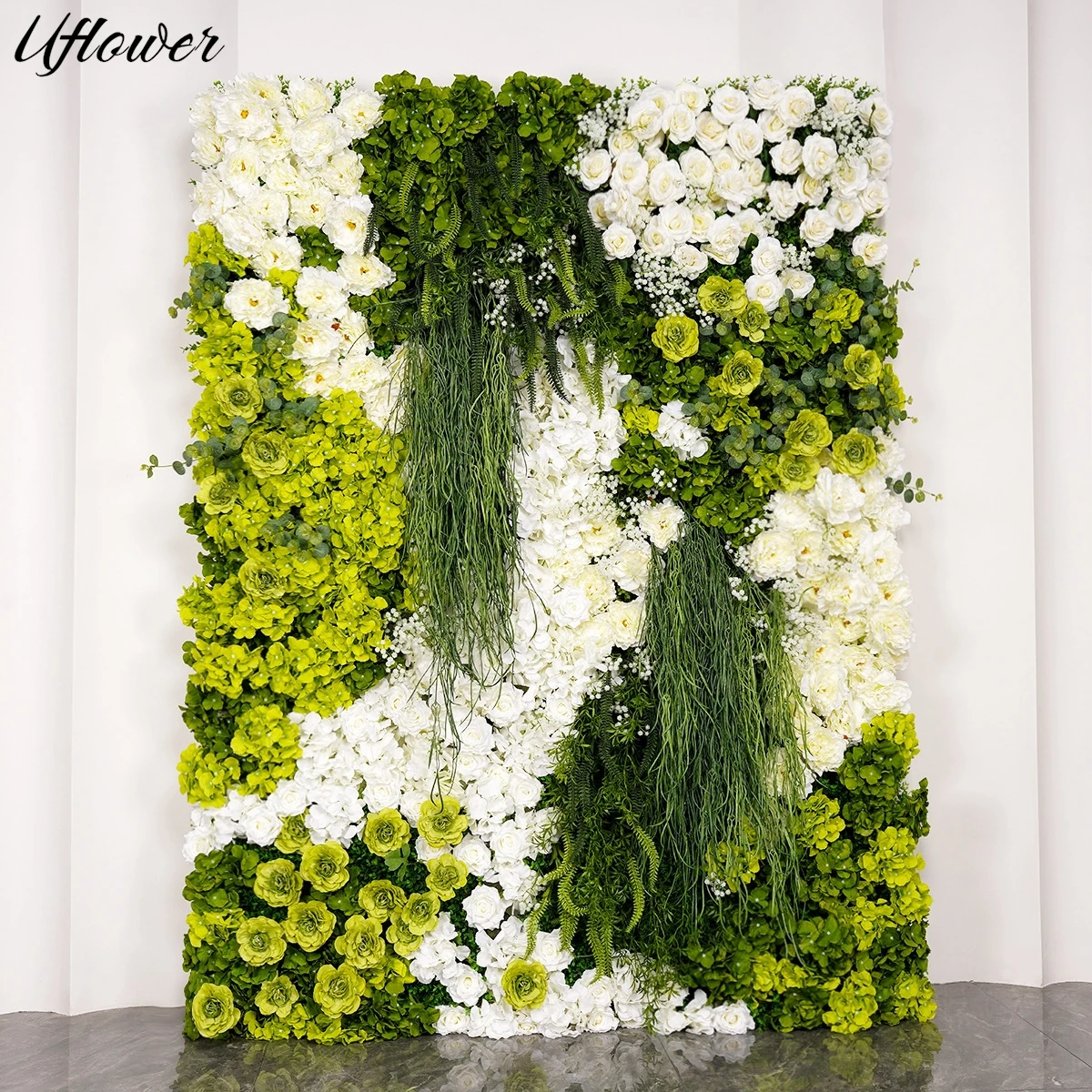 

Подцветка, белая роза, зеленая гортензия, зелень, цветок, стена, свадебный фон, декор, ткань, цветочная композиция, реквизит для вечеринки