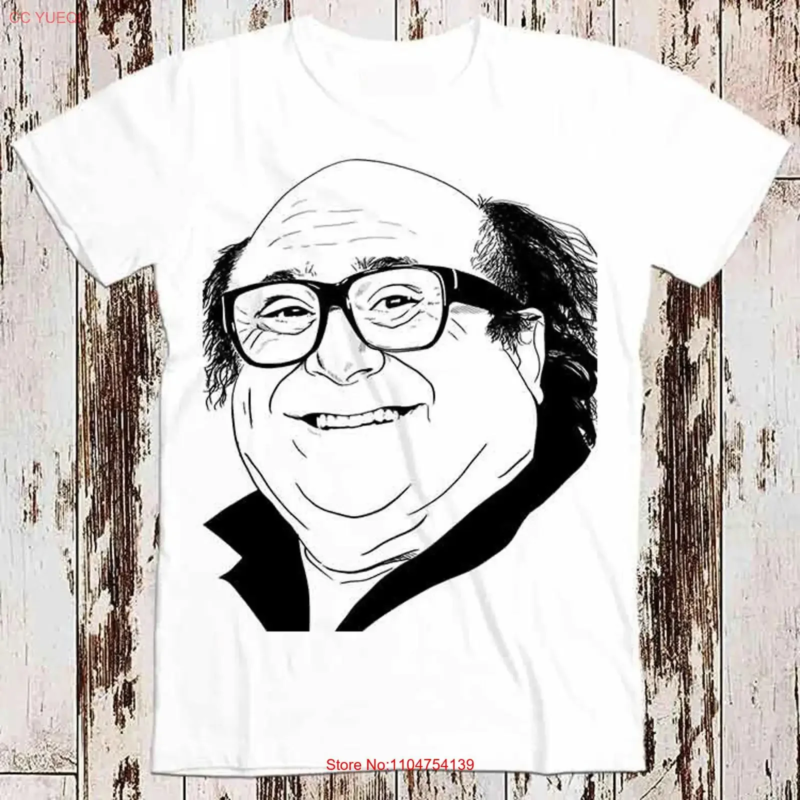 Danny Devito Actor Film Movie USA T Shirt 8509 vintage Washed homme Slightly Comfortable streetwear Soft Versatile Casual
