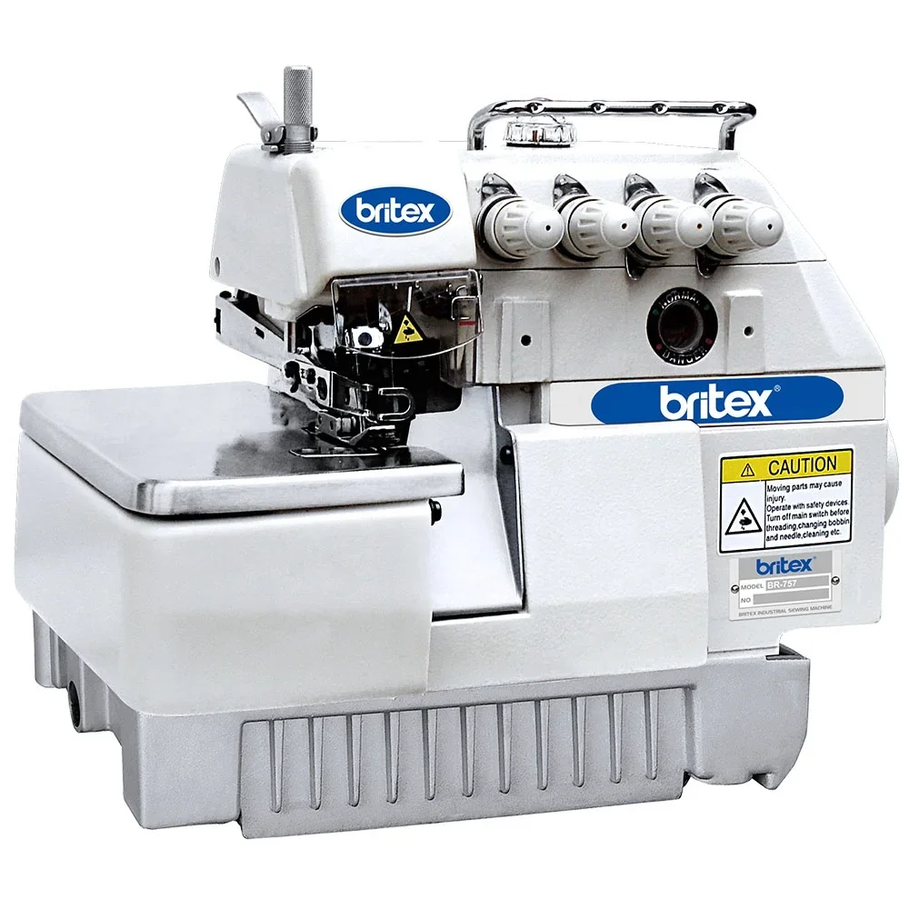 H747 high Speed Four 4 Thread overlocker Industrial Overlock Sewing Machine