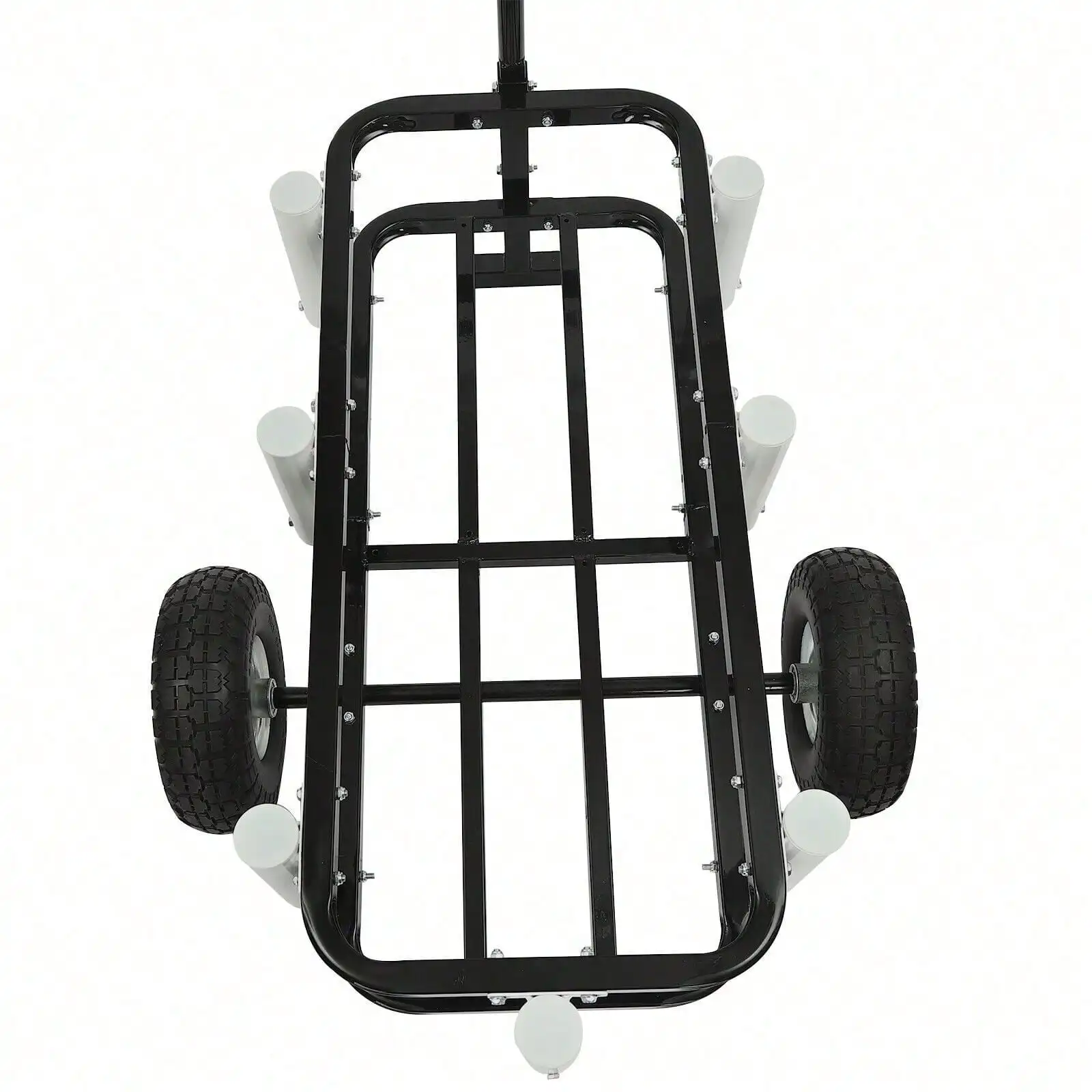 عربة صيد السمك الدوارة عربة صيد الشاطئ مع عجلات مضادة للانزلاق محمولة لنقل معدات الصيد ورحلات صيد الأسماك على الشاطئ