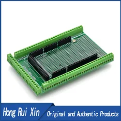 Compatible con el Kit de placa protectora de bloque de terminales de tornillo prototipo PCB de doble cara MEGA2560 para Arduino Mega 2560 / Mega2560 R3