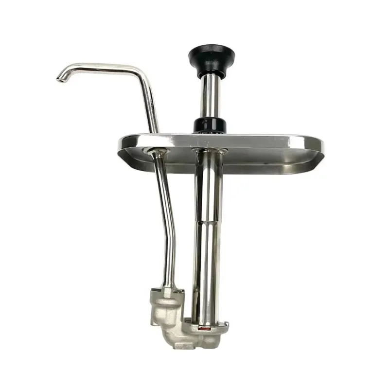 Aço inoxidável 1.5l/2.5l uma cabeça da bomba dispensador de molho de condimento molho suco de tomate dispensador de geléia