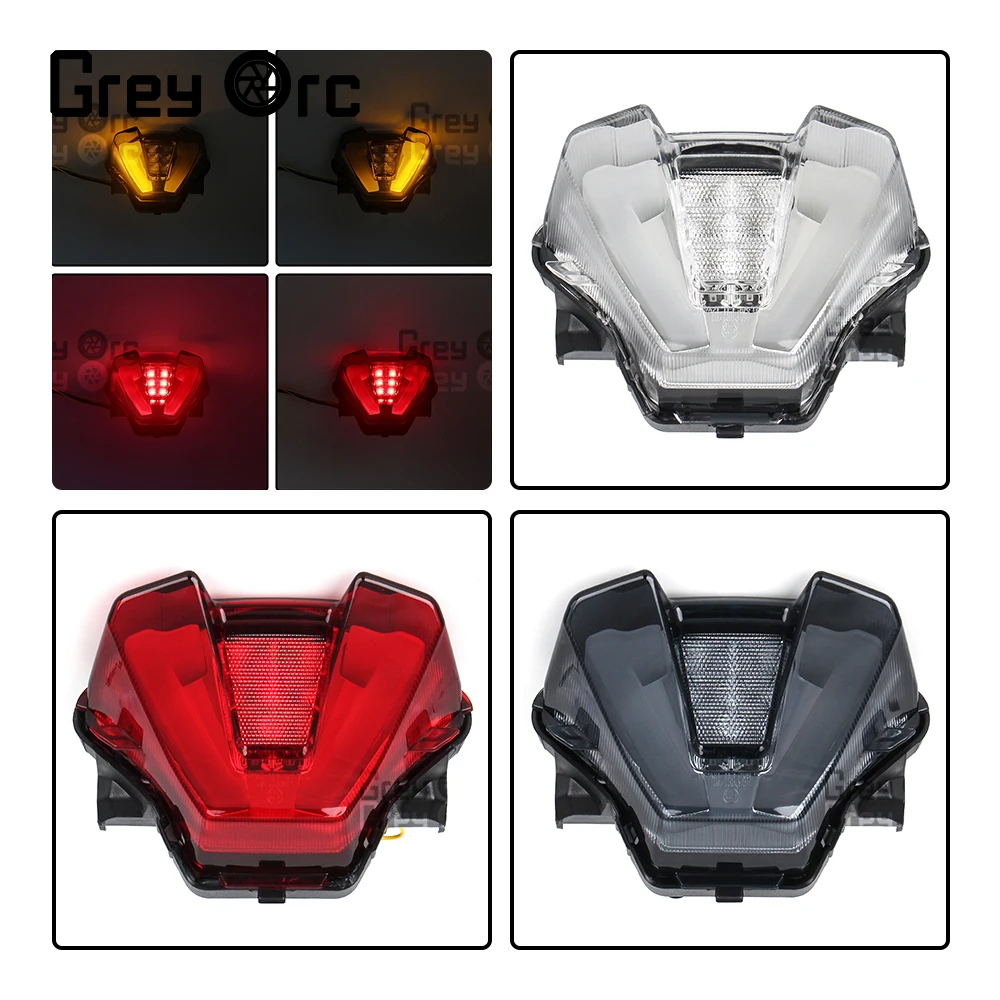 For Yamaha MT 07 MT07 2021-2023 Motorcycle Accessories Rear LED Taillight With Brake Turn Signal Lamp Tail Light Integrated