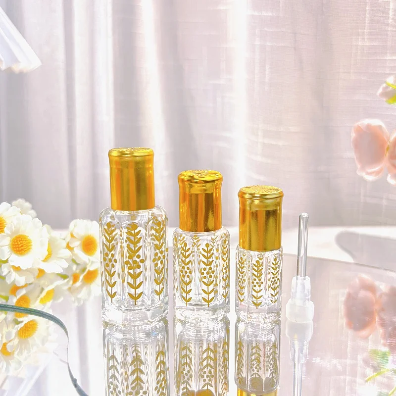 

20/50pcs 3ml Clear Dropper Glass Perfume Bottle 6ml Essential Oil Bottles with Glass Stick 12ml Refillable Empty Perfume Botle