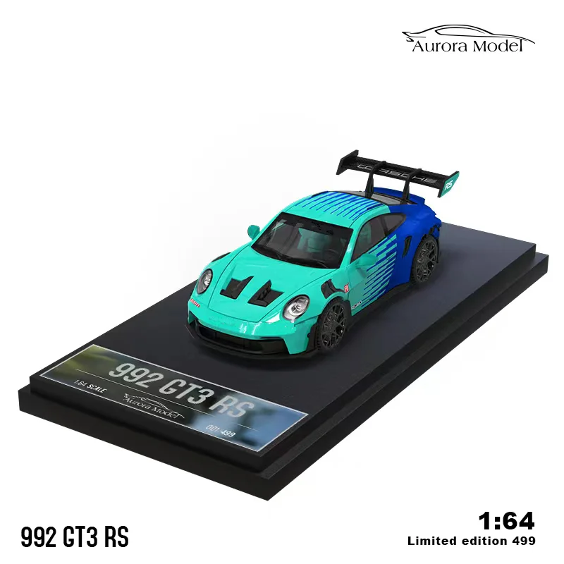 TIME MICRO/AM 1:64 992 GT3RS Malerei Legierung Auto Modell Auto Sammlung & Display & Geschenk