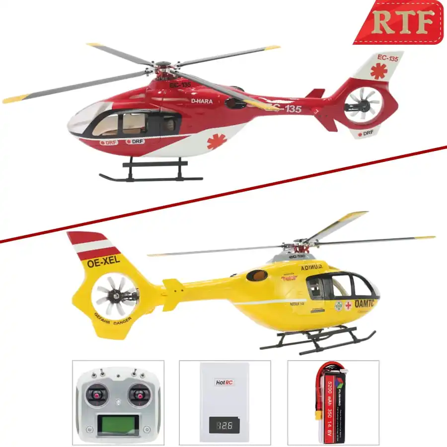 FL450 V5 FLISHRC EC145 – Der ultimative Test für RC-Hubschrauber-Enthusiasten: Komplette Bewertung und praktische Anwendung