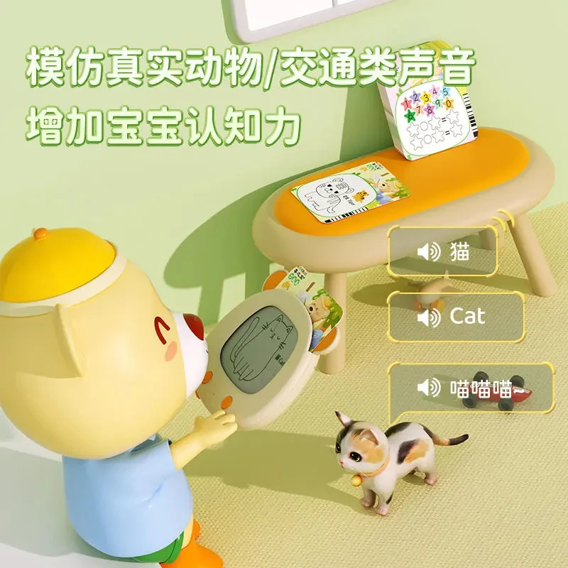 Children's puzzle toys, early education machines, bilingual literacy card insertion, handwriting drawing board for enlightenment