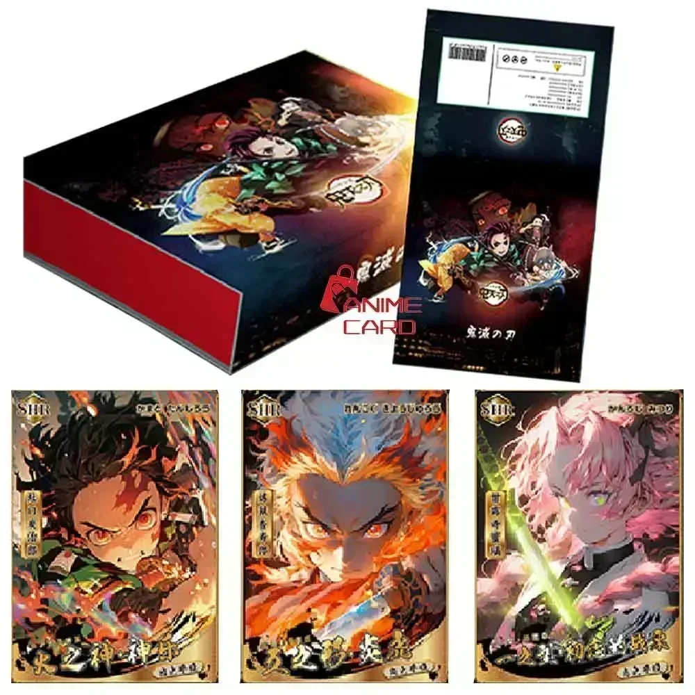 

Demon Slayer Card Cool Summer High Burning Battle Card Tanjirou Kamado Nezuko Metal Collection Card Toy Gift